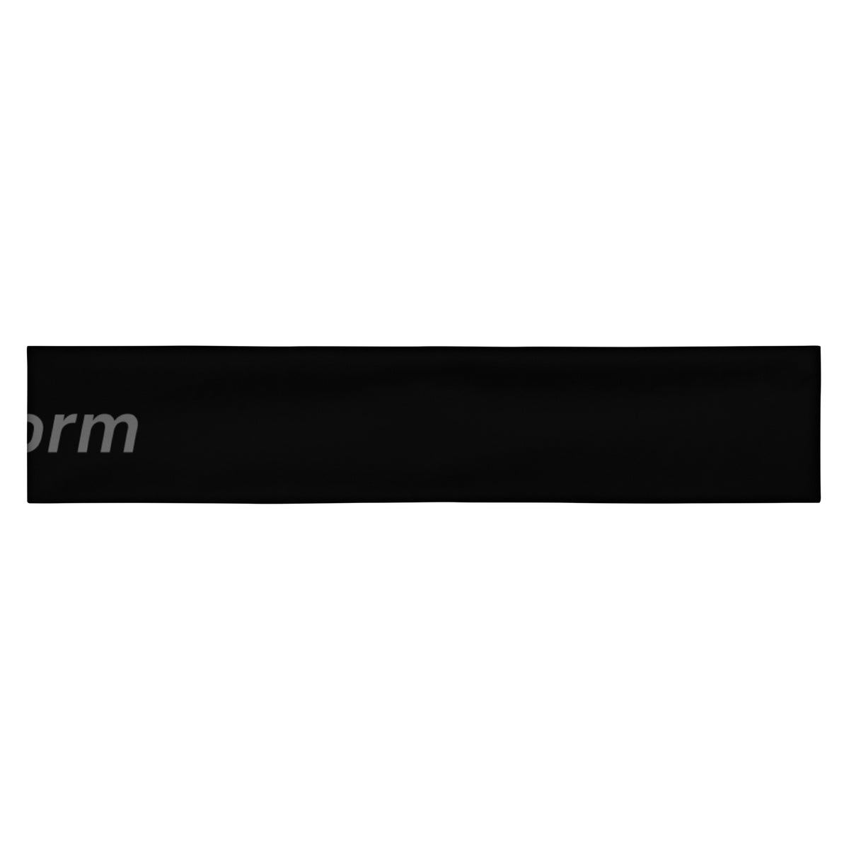Black True Form Athletic Headband, shown from the front.